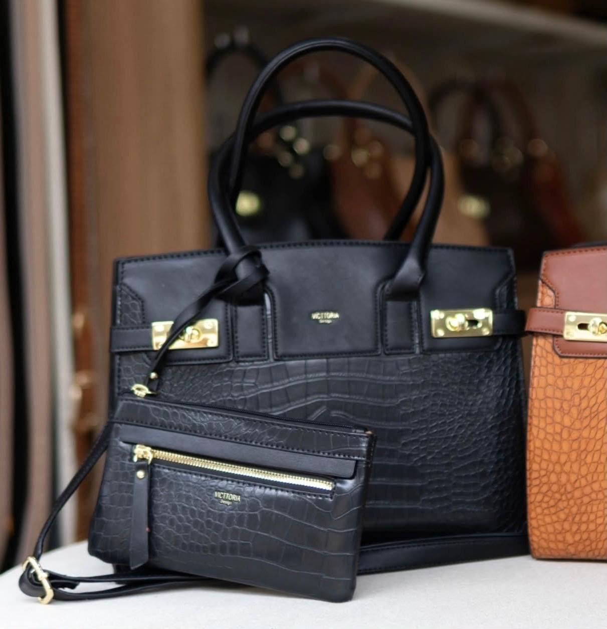 Bolsa Zendaya No Croco Victtoria Desing
