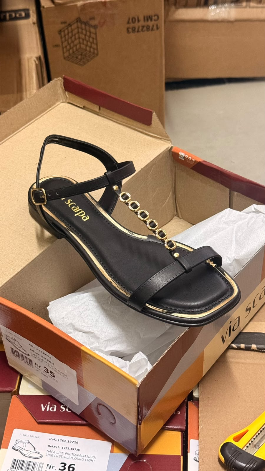 Via Scarpa Napa Like Preto - Imagem 2